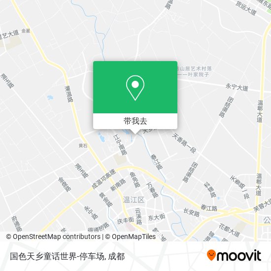 国色天乡童话世界-停车场地图