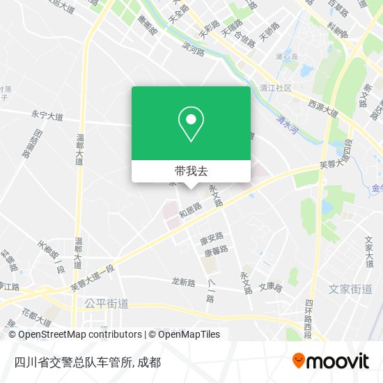 四川省交警总队车管所地图