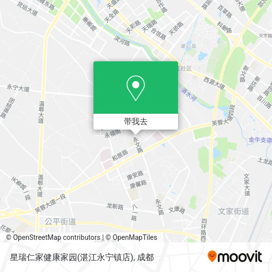 星瑞仁家健康家园(湛江永宁镇店)地图