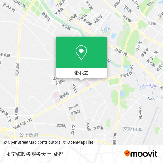 永宁镇政务服务大厅地图