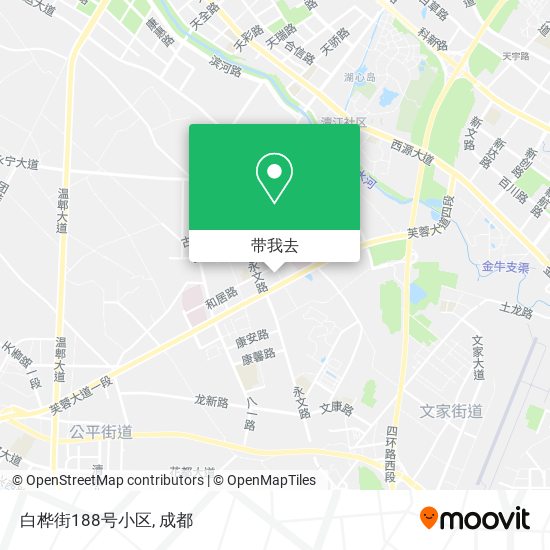 白桦街188号小区地图