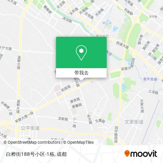 白桦街188号小区-1栋地图