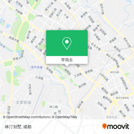 林汀别墅地图