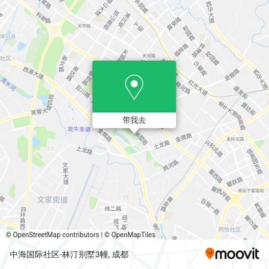中海国际社区-林汀别墅3幢地图
