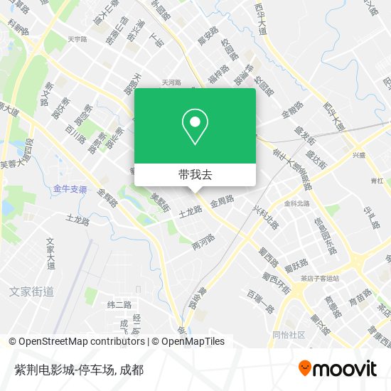 紫荆电影城-停车场地图