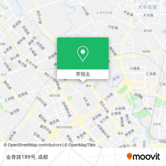 金青路189号地图