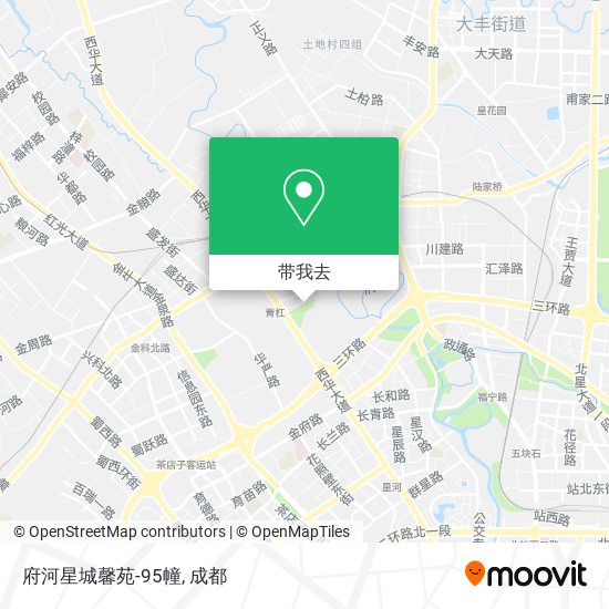 府河星城馨苑-95幢地图
