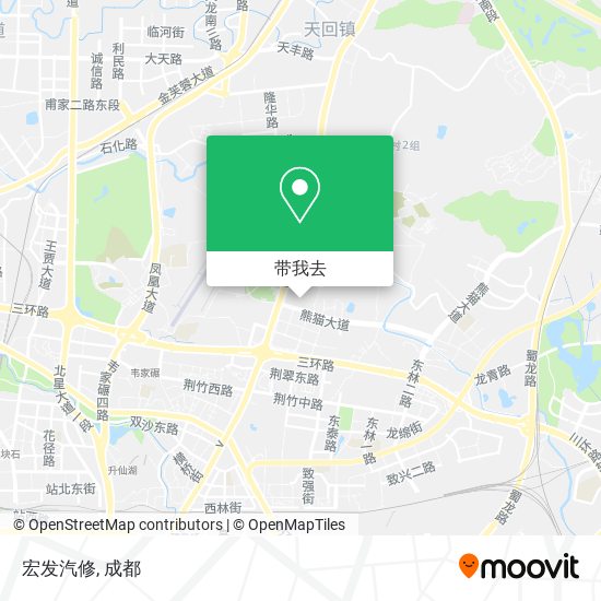 宏发汽修地图