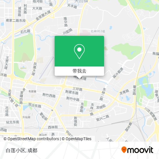 白莲小区地图