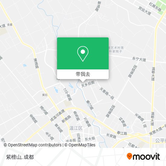 紫檀山地图