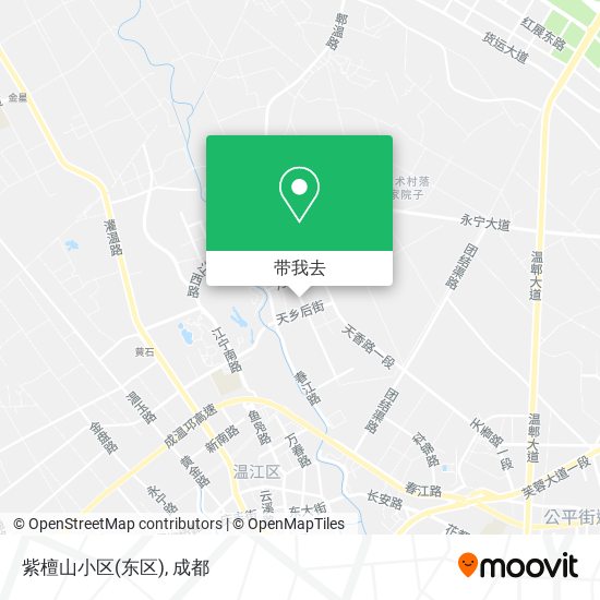 紫檀山小区(东区)地图