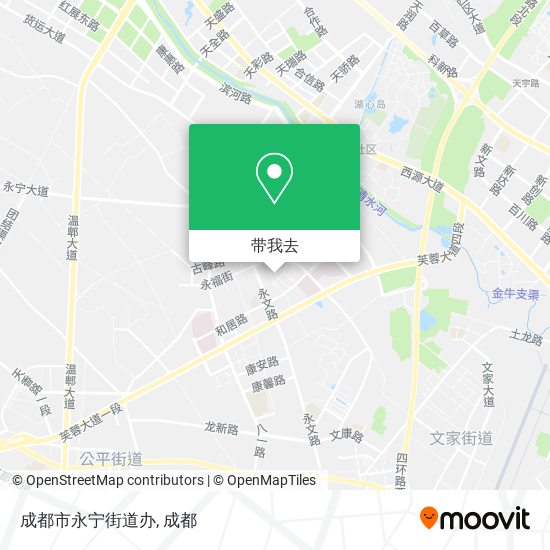 成都市永宁街道办地图