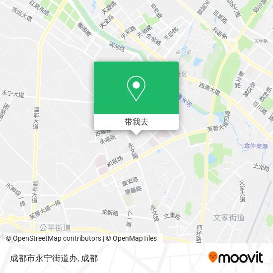成都市永宁街道办地图