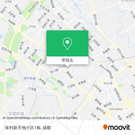 保利新天地小区1栋地图