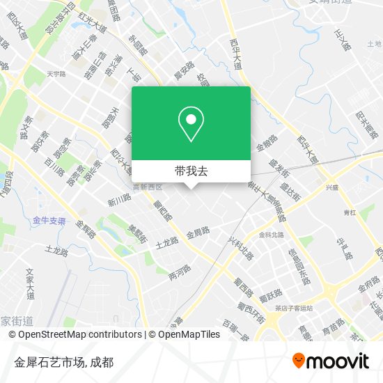 金犀石艺市场地图