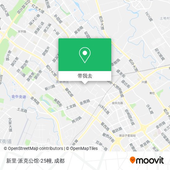 新里·派克公馆-25幢地图