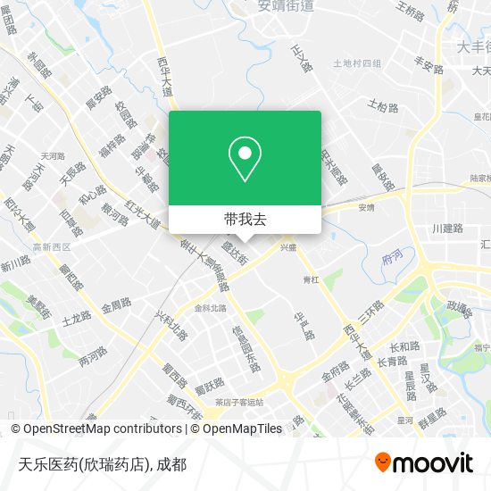 天乐医药(欣瑞药店)地图