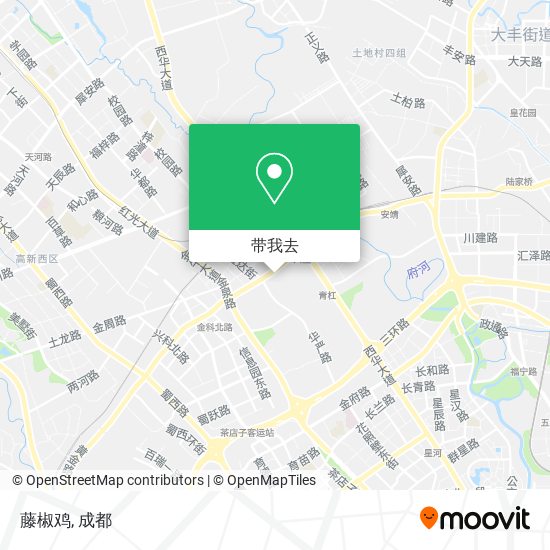 藤椒鸡地图