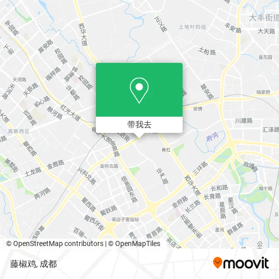 藤椒鸡地图