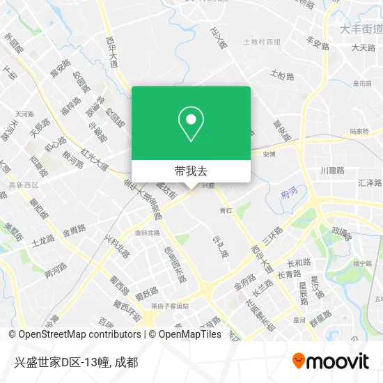 兴盛世家D区-13幢地图