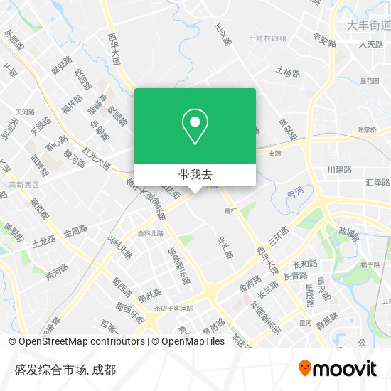 盛发综合市场地图