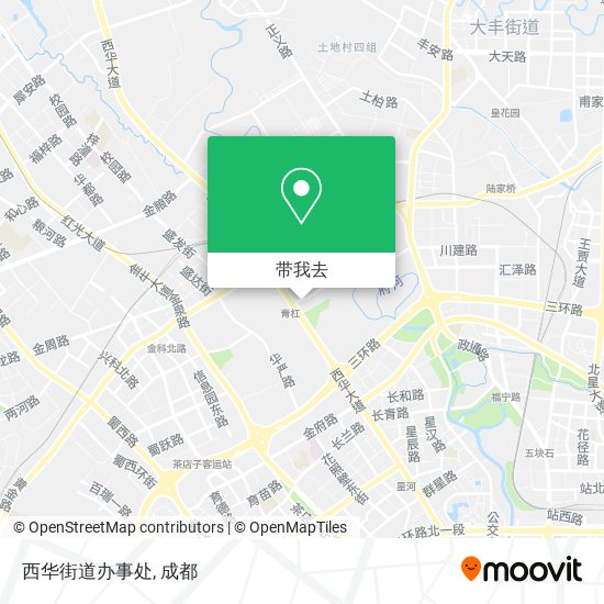 西华街道办事处地图