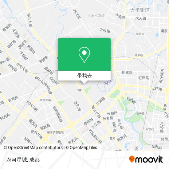 府河星城地图