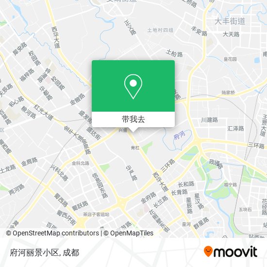 府河丽景小区地图