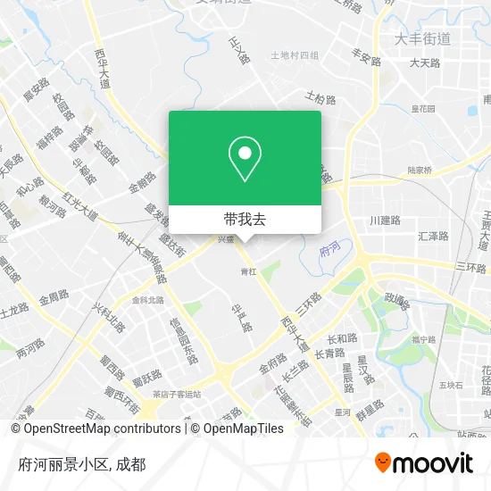 府河丽景小区地图