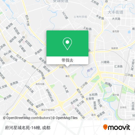 府河星城名苑-16幢地图