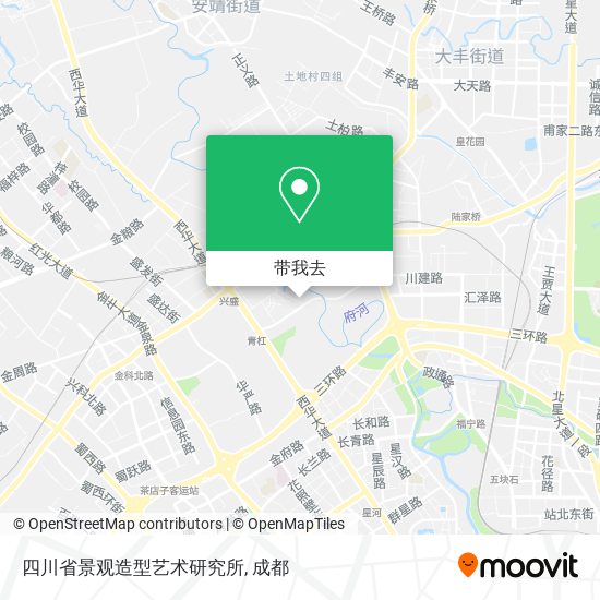 四川省景观造型艺术研究所地图