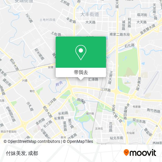 付妹美发地图