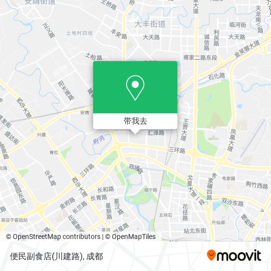 便民副食店(川建路)地图