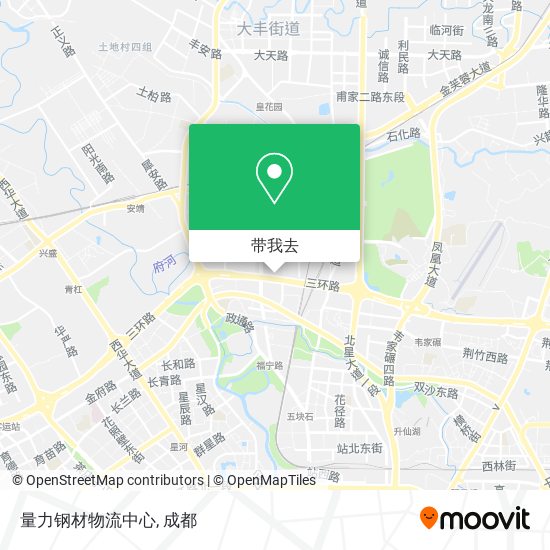 量力钢材物流中心地图