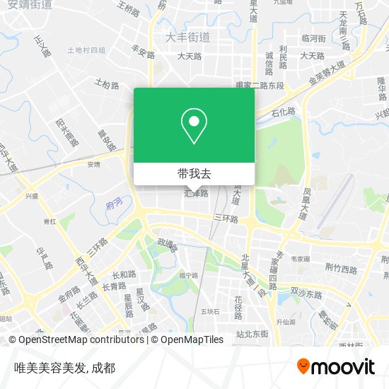 唯美美容美发地图