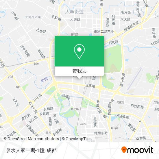 泉水人家一期-1幢地图