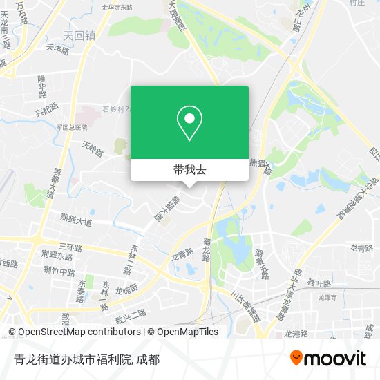 青龙街道办城市福利院地图