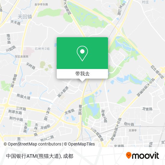 中国银行ATM(熊猫大道)地图