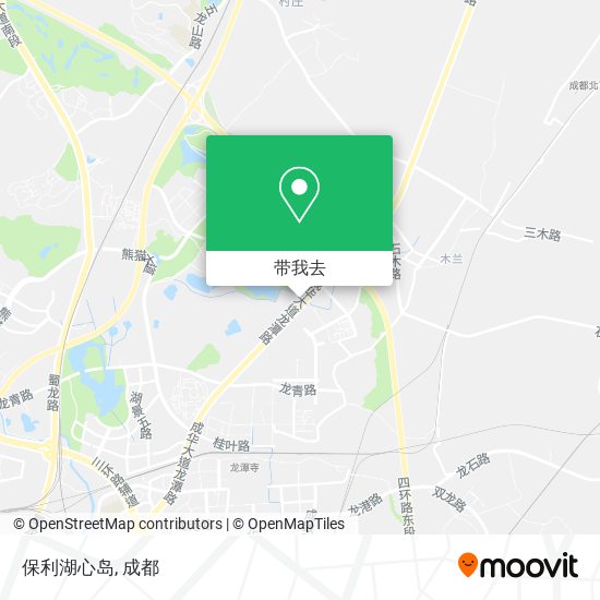 保利湖心岛地图