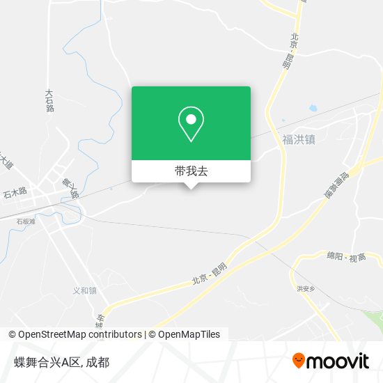 蝶舞合兴A区地图