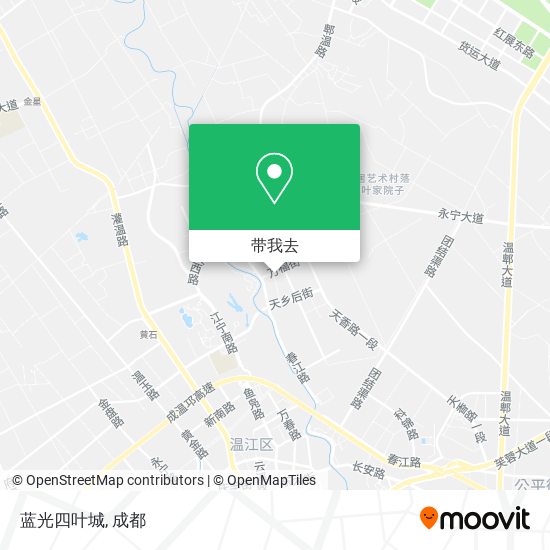 蓝光四叶城地图