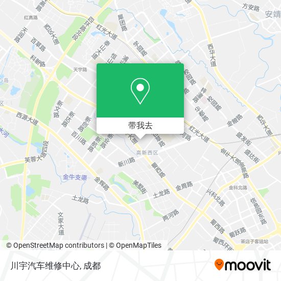 川宇汽车维修中心地图