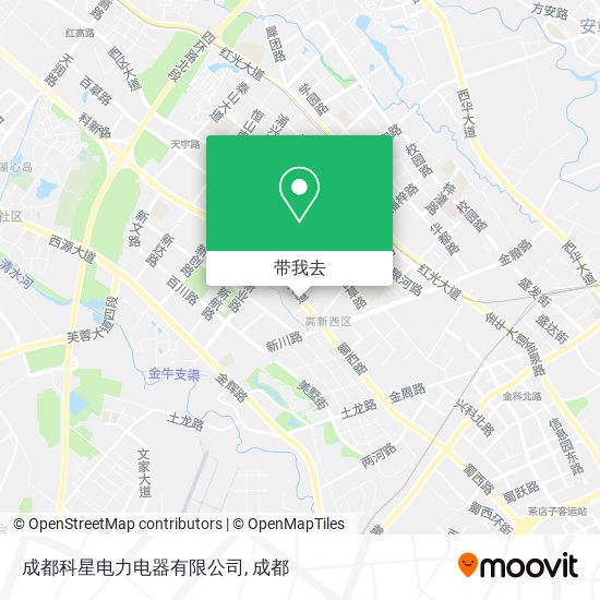 成都科星电力电器有限公司地图