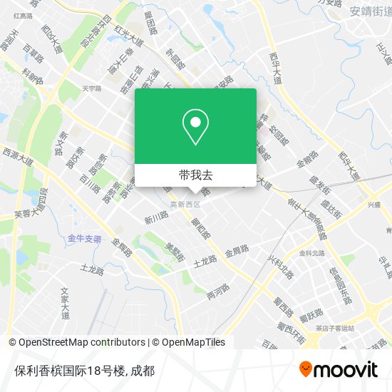 保利香槟国际18号楼地图