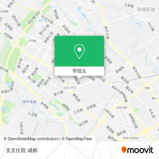 灵灵住宿地图