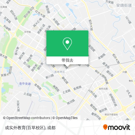 成实外教育(百草校区)地图