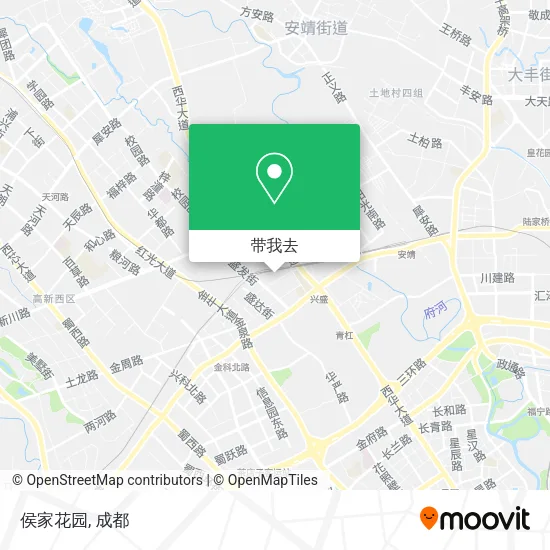 侯家花园地图