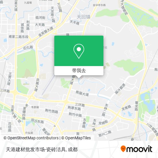 天港建材批发市场-瓷砖洁具地图