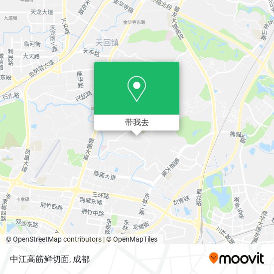 中江高筋鲜切面地图