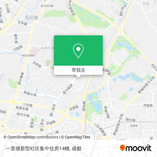 一里塘新型社区集中住房14幢地图
